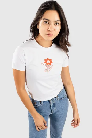 Iriedaily Flowermove T-Shirt bianco