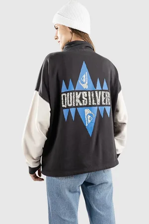 Quiksilver Uni Hz Block Screen Giacca in Pile grigio