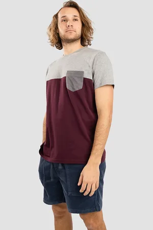 Iriedaily Block Pocket T-Shirt rosso