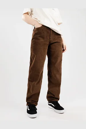 Empyre Tori 90s Sk8 Pantaloni di Velluto marrone