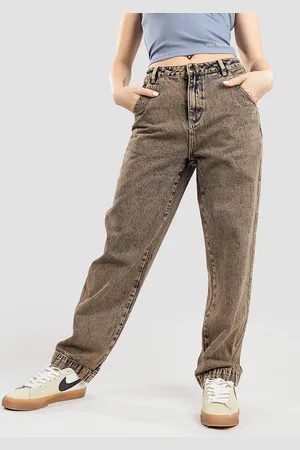 Blue Tomato Acid Wash Jeans marrone