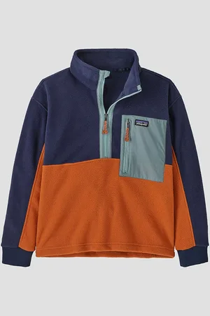 Patagonia Microdini 1/2 Kids Felpa con Zip fantasia