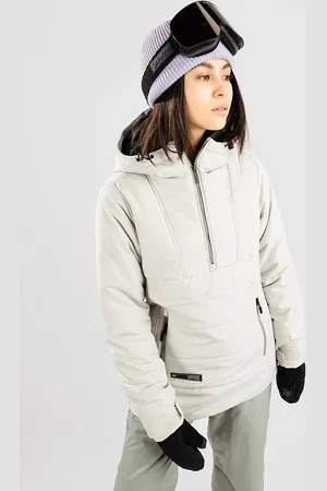 L1 Snowblind Giacca a Mezza Zip bianco