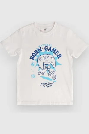 Mister Tee Natural Born Gamer Vintage Kids T-Shirt bianco