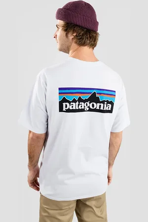 Patagonia P-6 Logo Responsibili T-Shirt bianco