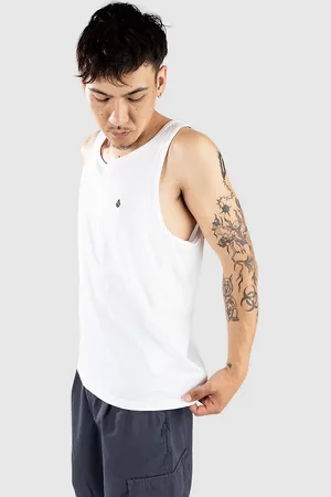 Volcom Stone Blanks Bsc Canotta bianco