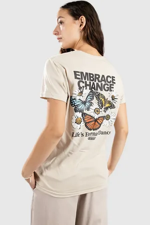 Dravus Embrace Change T-Shirt marrone