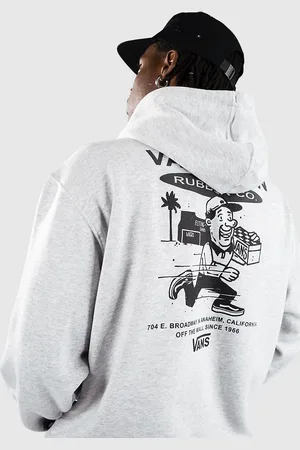 Vans Fun Gfx Loose Po Felpa con Cappuccio grigio