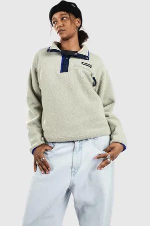 Columbia Helvetia II Cropped Half Snap Fleece Felpa con Zip verde