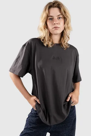 Blue Tomato Wavy Square Boyfriend T-Shirt nero