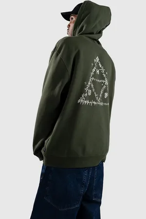 Huf Gleam P/O Felpa con Cappuccio verde