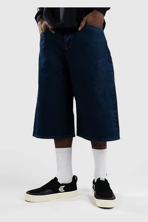 Empyre Ultra Wide Sk8 Denim Pantaloncini blu