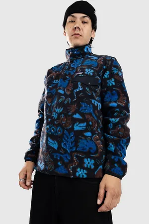 Patagonia Lw Synch Snap-T Felpa in Pile blu