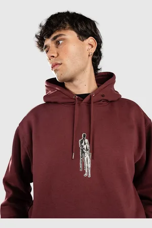 Volcom Watanite Felpa con Cappuccio rosso