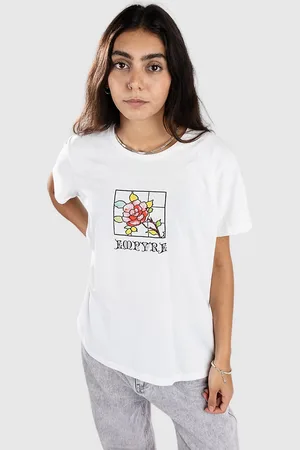 Empyre Glass Rose T-Shirt bianco