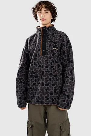 Columbia Helvetia II Printed Half Snap Fleece Felpe con Zip e Cappuccio fantasia