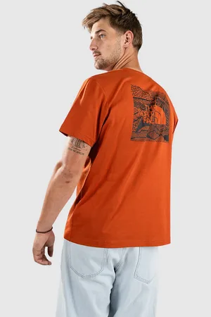 The North Face Redbox Celebration T-Shirt arancione