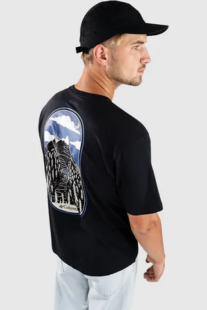 Columbia Rockaway River Graphic T-Shirt nero