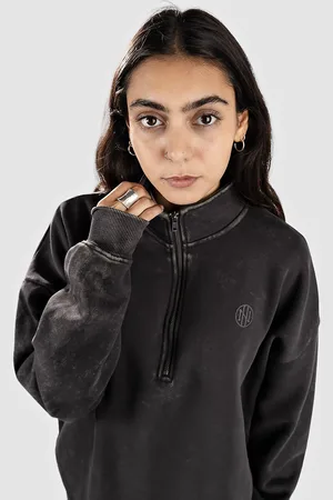 Ninth Hall Fundamentals Sheena Felpa con Zip nero