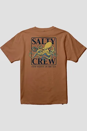 Salty Crew Ink Slinger Kids T-Shirt marrone