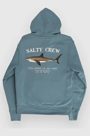 Salty Crew Bruce Fleece Kids Felpa con Zip blu
