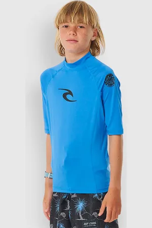 Rip Curl Brand Wave Upf Kids Lycra blu