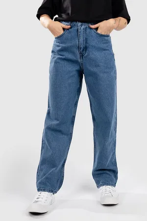 Quiksilver Uni Baggy Carrot Denim Jeans blu