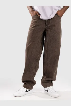 Huf Cromer Washed Jeans marrone