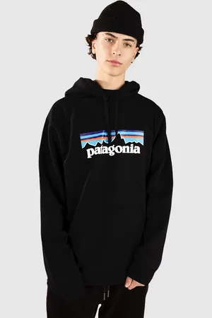 Patagonia P-6 Logo Uprisal Felpa con Cappuccio nero