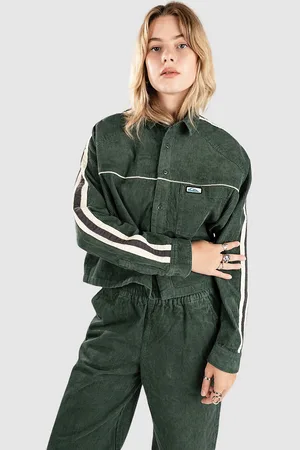 Quiksilver Uni Cord Camicia verde