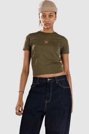 Iriedaily Catty Emb T-Shirt verde