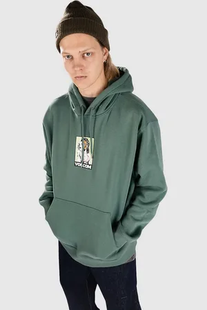 Volcom Noder Felpa con Cappuccio verde