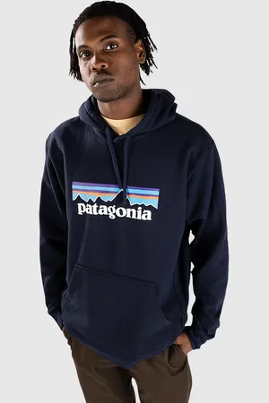 Patagonia P-6 Logo Uprisal Felpa con Cappuccio blu