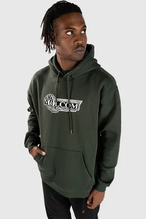 Volcom VoL/Stoned Felpa con Cappuccio verde