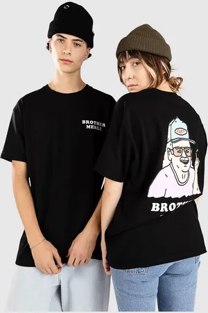 BROTHER MERLE Dwight T-Shirt nero