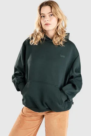 Vans Elevated Double Knit Blousant Felpa con Cappuccio verde