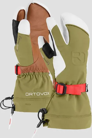 ORTOVOX Merino Freeride 3 Finger Muffole verde