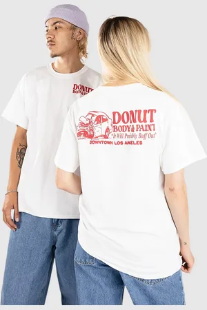 Donut Paint And Body T-Shirt bianco