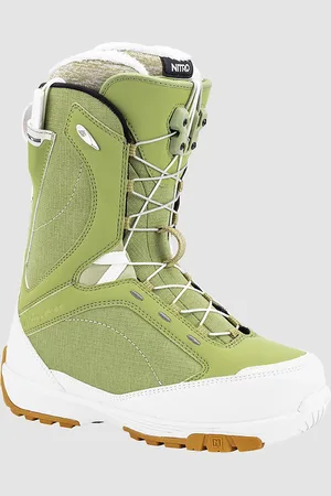 Nitro Monarch TLS 2025 Scarponi da Snowboard verde