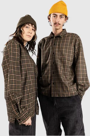 Woodbird Glixto Check Camicia marrone