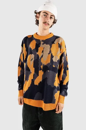 Denim Project Knitted Rose Maglione fantasia