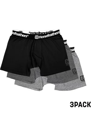 Horsefeathers Dynasty 3Pk Boxer grigio