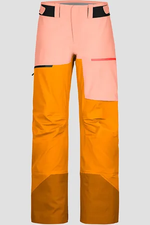 ORTOVOX 3L Ravine Shell Pantaloni arancione