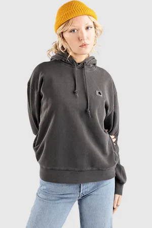 Carhartt Nelson Felpa con Cappuccio grigio