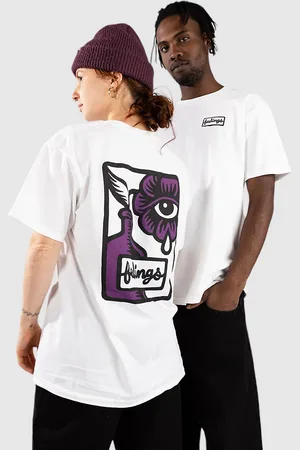 And Feelings Flower T-Shirt bianco