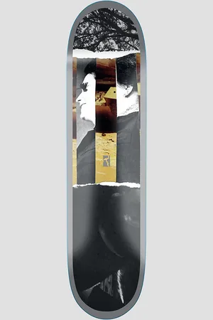 Poetic Collective Torn Collage 1 8" High Concave Skateboard Deck fantasia