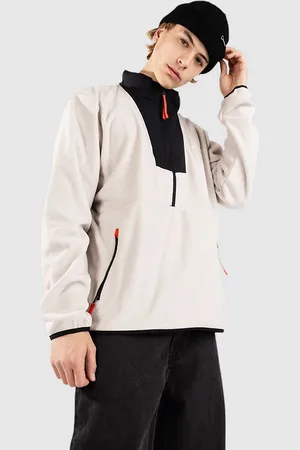 Columbia Sequoia Grove Half Zip Felpa in Pile bianco