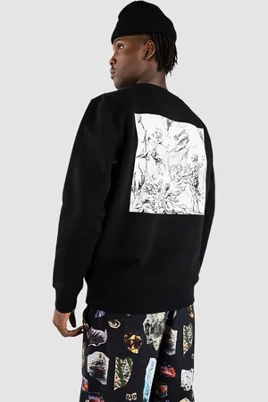 Poetic Collective Demon Crewneck Felpa nero