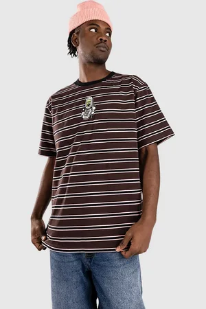 Empyre Too Tired Stripe Knit T-Shirt fantasia