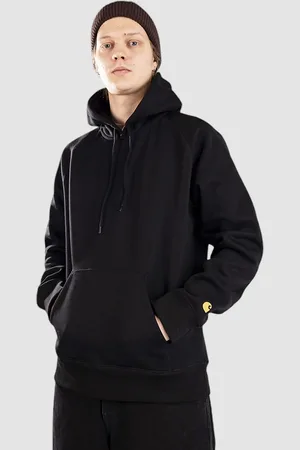 Carhartt Chase Felpa con Cappuccio nero